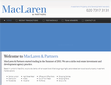 Tablet Screenshot of maclarenpartners.co.uk